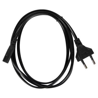 Кабель для аудио-видео техники IEC-320-C7, 2-pin 1,8m ,черный, iOpen ACE023-1.8M Советский стандарт