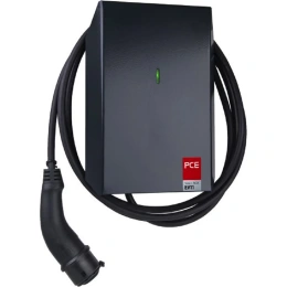 Настенная зарядная станция PCE Wallbox EV11 11 кВт, кабель 5 м со штекером Типа 2 370100