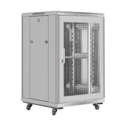 Шкаф телекоммуникационный 19" напольный 18U ExeGate EC-FS-18U.600.600.V.GREY 19”, 18U, 600x600x987mm ШхГхВ , передняя и задняя двери перфорированные, EX301399RUS