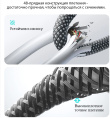 Кабель Romoss CB3038, USB Type-C m - USB m , 1.2м, MFI, 3A, черный [6958377525951]