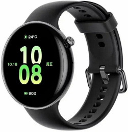 Смарт-часы Honor Watch Fit Active IVY-B19 Black 5502ABWQ экран: 1.32", AMOLED, разрешение: 466x466, 352 PPI, 32 МБ ОЗУ+4 ГБ ПЗУ, 1 кнопка, GPS/ГЛОНАСС/Beidou/GALILEO/QZSS, Bluetooth 5.4, микрофон, датчики: пульса/геомагнитный/гироскоп, батарея: 480 мА·