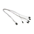 Кабель Cross-over Mini SAS HD to 4 SATA w/SB, S. 55cm. 30AWG