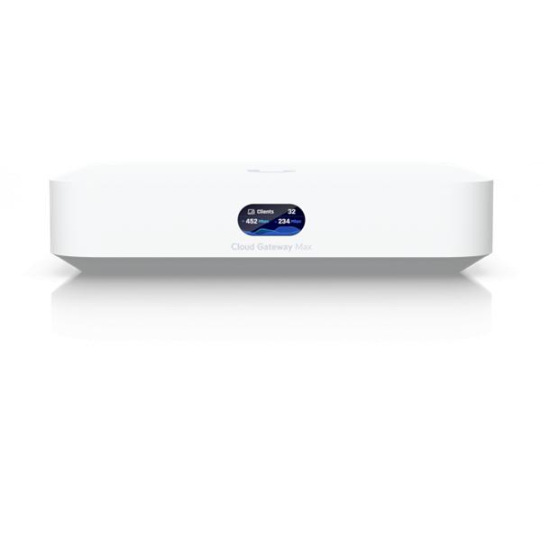 Ubiquiti UniFi Cloud Gateway Max 512GB Маршрутизатор 4 ядра 1,5 ГГц , 4х 2.5G RJ45, 1х 2.5G RJ45, SSD 512 ГБ UCG-Max