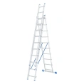 Алюминиевая трехсекционная лестница СИБРТЕХ 3х10 ступеней 97820
