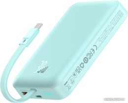 Портативное зарядное устройство Baseus P1002210B333-00 Magnetic Mini Wireless Fast Charge Type-C Edition 10000mAh 30W Peppermint Blue