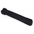 Cablexpert Хомуты-липучки на основе ленты Velcro® VT-110x11BK 110 x 11 мм, черные 12 шт.