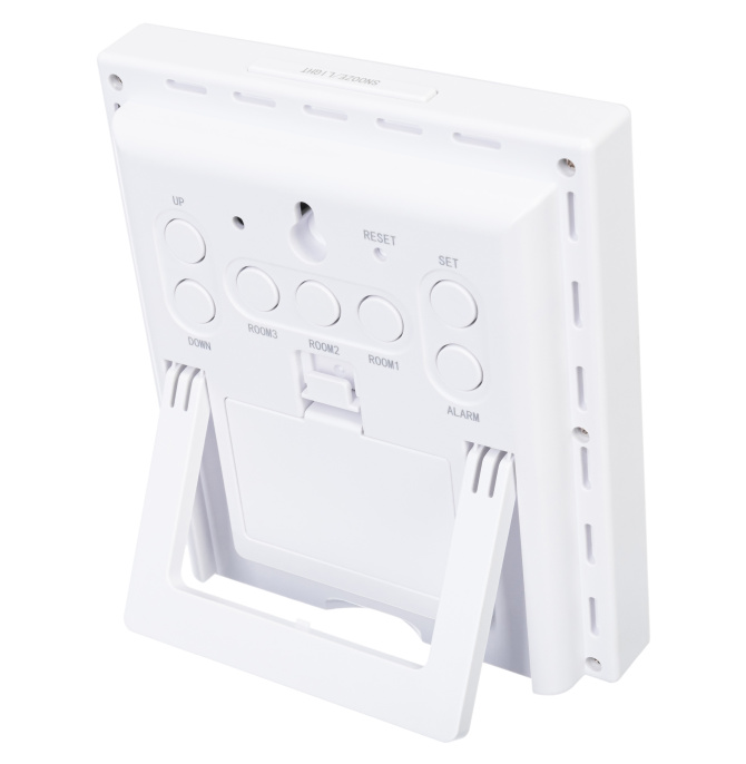 Метеостанция Bresser Temeo Hygro Quadro Prestige с тремя датчиками, серая 78586