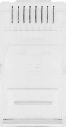 Коннектор Premier 6-008 кат.5e RJ45 прозрачный