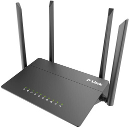 Wi-Fi роутер D-Link DIR-815/RU/R4A, Wi-Fi 5, AC1200, 2.4/5ГГц, 4 LAN, 1xUSB, черный