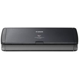 Сканер Canon P-215II 9705B003 протяжный портативный, CIS датчик, 600x600 dpi, 24 бит, формат A4, двустороннее сканирование, автоматическая подача, 15 стр/мин ч/б , 10 стр/мин цвет , питание от USB, 285x174x257 мм, 1 кг