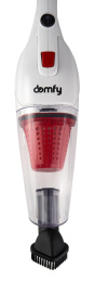 Ручной пылесос handstick DOMFY DSC-VC301, 1000Вт, белый/красный