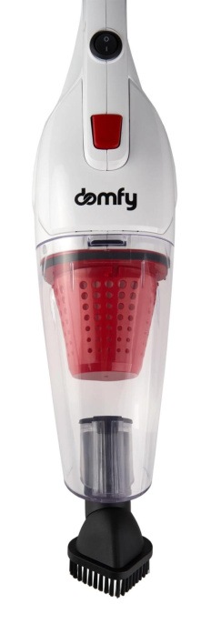 Ручной пылесос handstick DOMFY DSC-VC301, 1000Вт, белый/красный