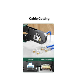 Обжимные клещи UGREEN NW136 70683 Crimping Tool. Цвет: черно-зеленый