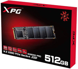 Накопитель SSD A-Data PCIe 3.0 x4 512GB ASX6000PNP-512GT-C XPG SX6000 Pro M.2 2280
