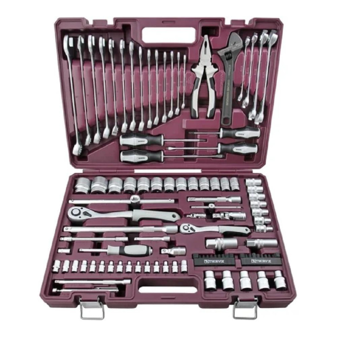 Универсальный набор инструмента THORVIK TS101 1/4" 1/2"DR 101 предмет 054011