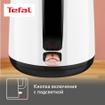 Чайник электрический Tefal KO260130 1.7л. 2150Вт белый/черный корпус: пластик 7211002463