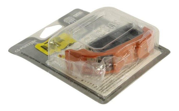 Картридж Cactus CS-PGI525BK, черный пигментный / CS-PGI525BK
