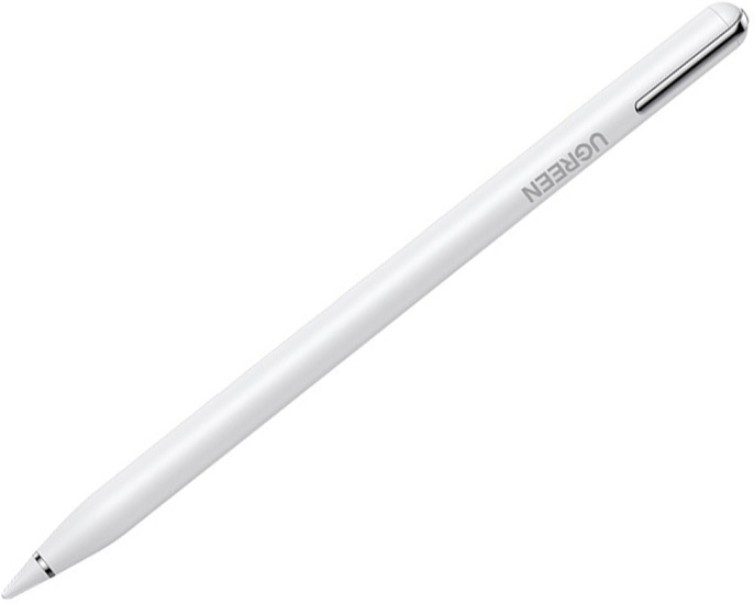 Стилус UGREEN LP452 90915 Smart Stylus Pen for iPad USB-C Charging. Цвет: белый