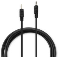 Кабель соединительный аудио Buro BAAC002-2, Jack 3.5 m - Jack 3.5 m , 2м, черный