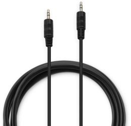 Кабель соединительный аудио Buro BAAC002-2, Jack 3.5 m - Jack 3.5 m , 2м, черный
