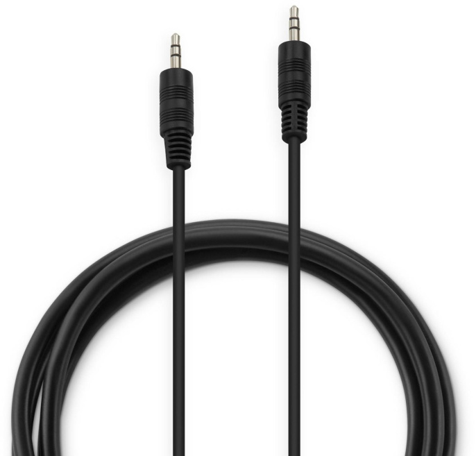 Кабель соединительный аудио Buro BAAC002-2, Jack 3.5 m - Jack 3.5 m , 2м, черный