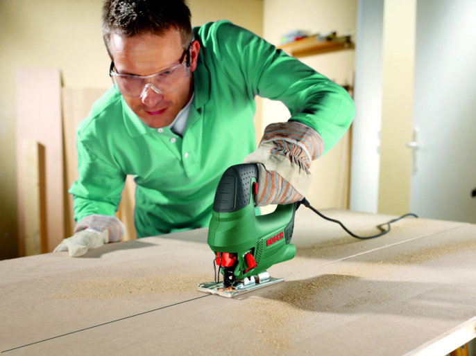 Лобзик Bosch PST 750 PE 530Вт 3000ходов/мин от электросети кейс в комплекте