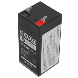 Аккумуляторная батарея 4V/4.5Ah Delta DT 4045 (47мм) 47/47/101(105), 0.5кг, 5лет, F1  