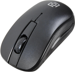 OKLICK Мышь Оклик 445MW черный оптическая 1600dpi беспров. USB 3but 945817