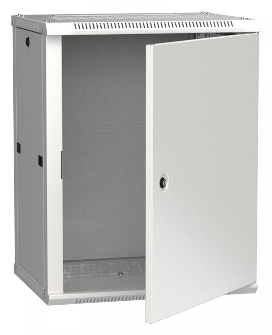 Шкаф коммутационный ITK Linea W LWR3-12U64-MF настенный 12U 600x450мм пер.дв.металл 90кг серый 350мм 29кг 200град. 635мм IP20 IK10 сталь