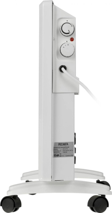 Конвектор Ресанта ОК-1500,  1500Вт,  с терморегулятором, белый [67/4/23]