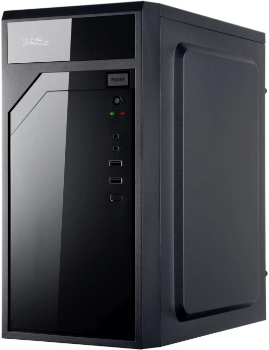 Корпус mATX KINGPRICE KPCC-MN208, Mini-Tower, без БП, черный