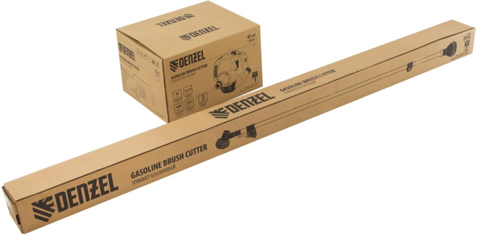 Триммер бензиновый DENZEL DR-43,  (комплект из 2-х коробок) [96273]