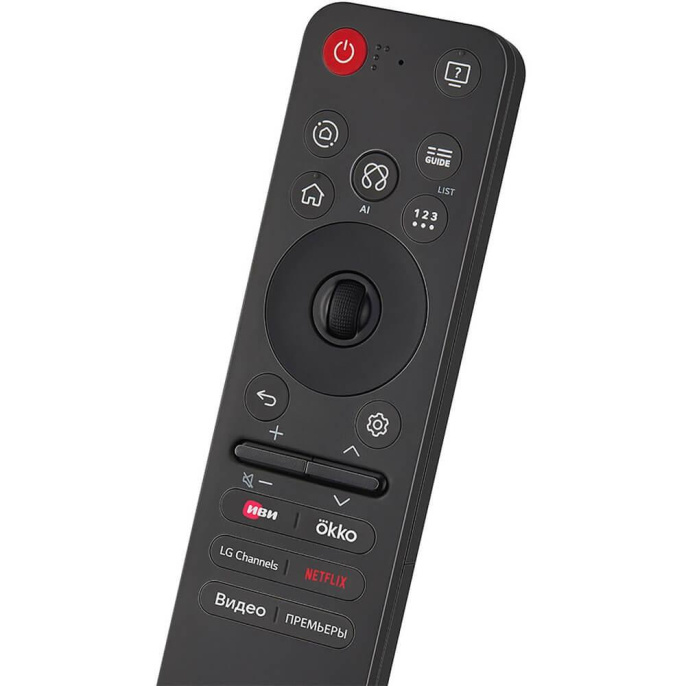 Телевизор ЖК 43'' LG/ 43", Ultra HD, Dynamic QNED Color, Local Dimming, Smart TV, WebOS, Wi-Fi, DVB-T2/C/S2, MR, 60Hz Native, 2.0ch 20W , 2 HDMI, 2 USB, 2 Pole, Charcoal Black, 2025 (43QNED80A6A.ARUG)