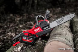 Цепная пила Milwaukee M18 FCHSC-0 FUEL (4933471441) (аккумуляторная, 18 В, бесщеточный двигатель, длина шины: 30 см, скорость цепи: 12.4 м/с, шаг цепи: 3/8")