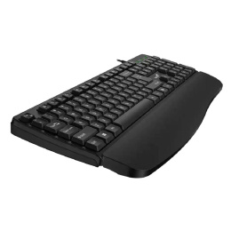 Клавиатура проводная Genius KB-123 black USB/кабель 1.5м 31300021402