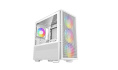 Корпус Deepcool CH560 WH без БП, боковое окно закаленное стекло , 3x140мм ARGB вентилятор спереди и 1x120мм ARGB вентилятор сзади, белый, ATX R-CH560-WHAPE4-G-1