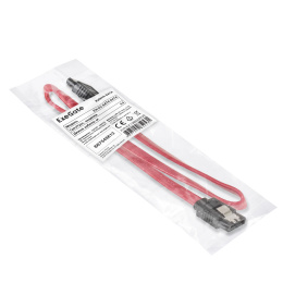 Кабель SATA ExeGate EX-CC-SATA-DATA-L (7pin/7pin, SATA III до 6Gbps, металлические защелки, 0,5м) EX138933RUS