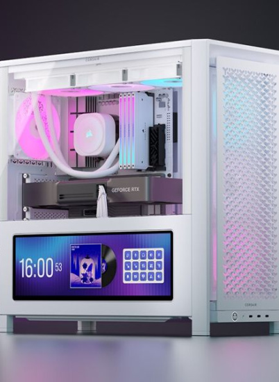 Corsair выпустила корпус FRAME 4000D со встроенным монитором