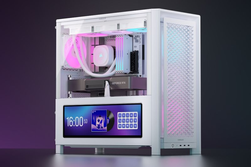 Corsair выпустила корпус FRAME 4000D со встроенным монитором
