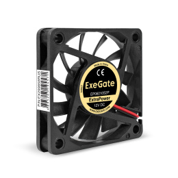 Вентилятор 12В DC ExeGate ExtraPower EP06010S2P (60x60x10 мм, Sleeve bearing (подшипник скольжения), 2pin, 3000RPM, 24dBA) EX299858RUS