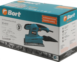 Вибро шлифовальная машина Bort BS-450-R 400Вт 93410105