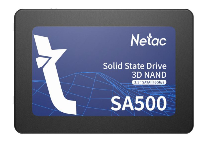 SSD накопитель NETAC SA500 NT01SA500-128-S3X 128ГБ, 2.5", SATA III, SATA