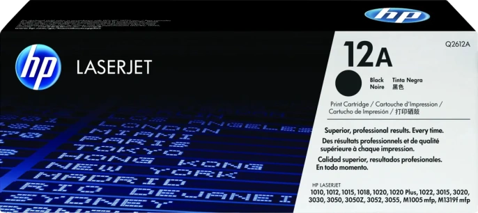 Картридж HP Q2612A №12A для HP LJ 1010/1012/1015/1018/1020/1022 N/NW /3015/3020/3030