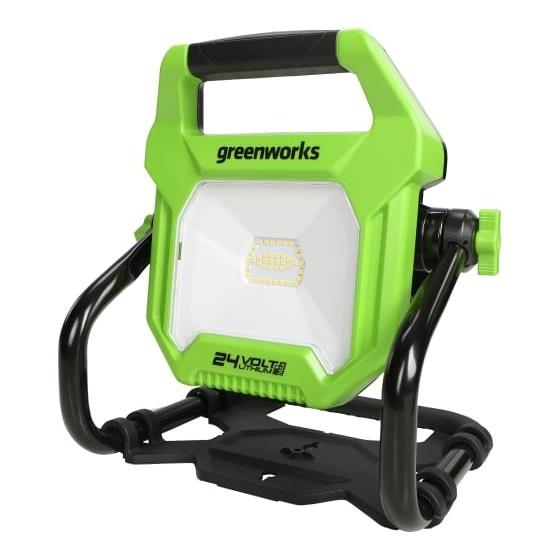 Greenworks Фонарь светодиодный Greenworks, 24V / 220V, без АКБ и ЗУ [3401307]