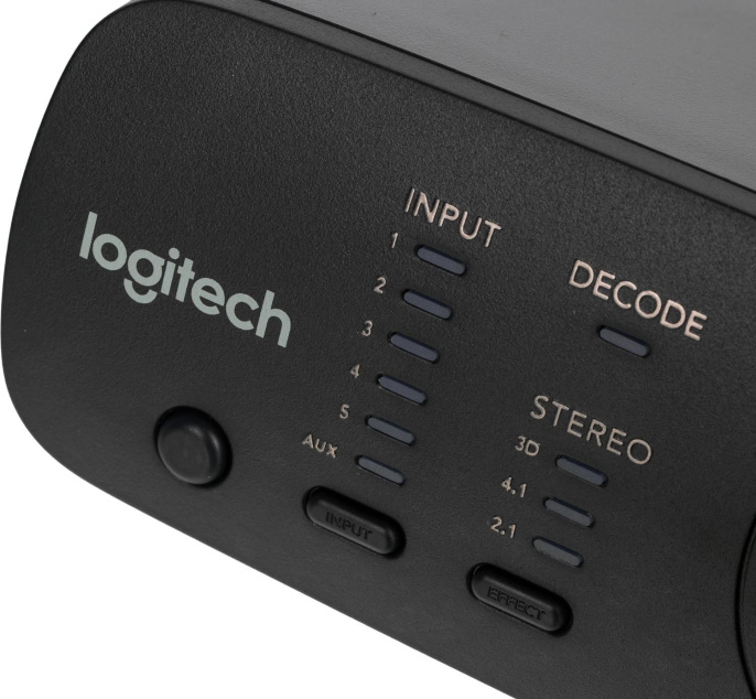 Колонки Logitech Z906,  5.1,  черный [980-000468]