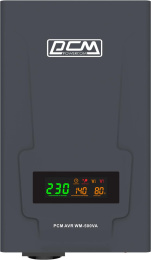 Стабилизатор напряжения POWERCOM WM-500VA графитовый