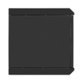 Шкаф телекоммуникационный 10" настенный 6U ExeGate EC-WM-6U.280.G.BLACK (10”, 6U, 350x280x287mm (ШхГхВ), передняя дверь закаленное стекло, пыле- и влагозащита IP23, черный RAL 9004) EX298624RUS
