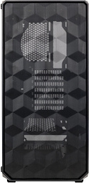 Корпус ATX HIPER BH34-1, Midi-Tower, без БП, черный