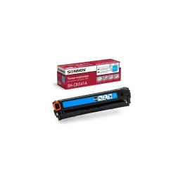 Лазерный картридж SONNEN SH-CB541A для HP СLJ CP1215/1515 высшее качество, голубой, 1400 страниц 363955