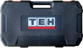 Электропила цепная TEH LPS508-1B (длина шины: 20 см, шаг цепи: 1.4”, количество звеньев: 45 шт, толщина звена: 1.1 мм, max диаметр среза: 190 мм, скорость вращения цепи: 8 м/с, ручная накачка подачи масла, комплектация: акб  4ач, зу, кейс)